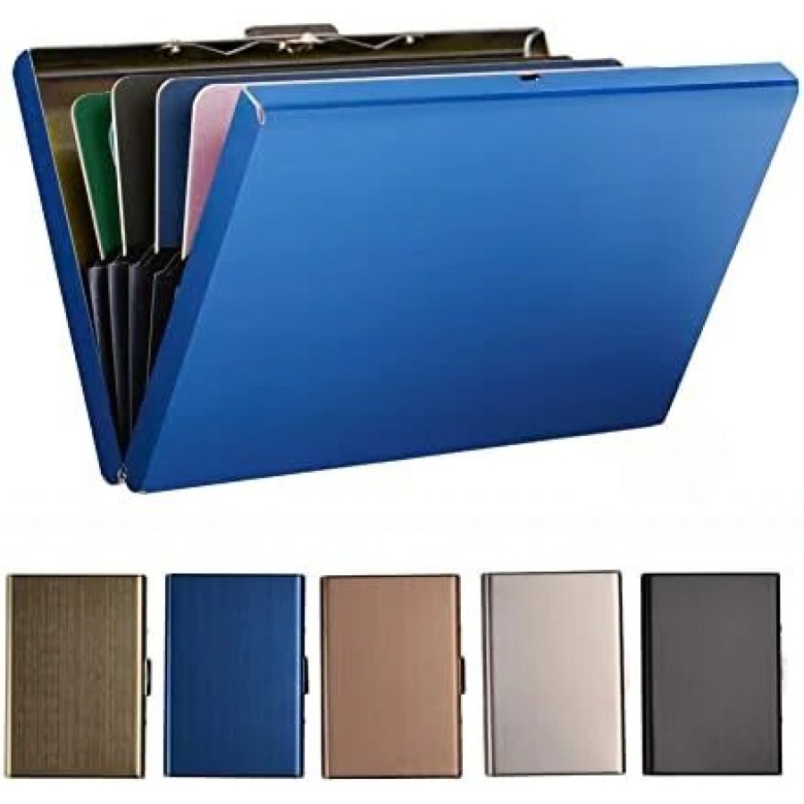 Metallic RFID Card Holder 6 Compartments