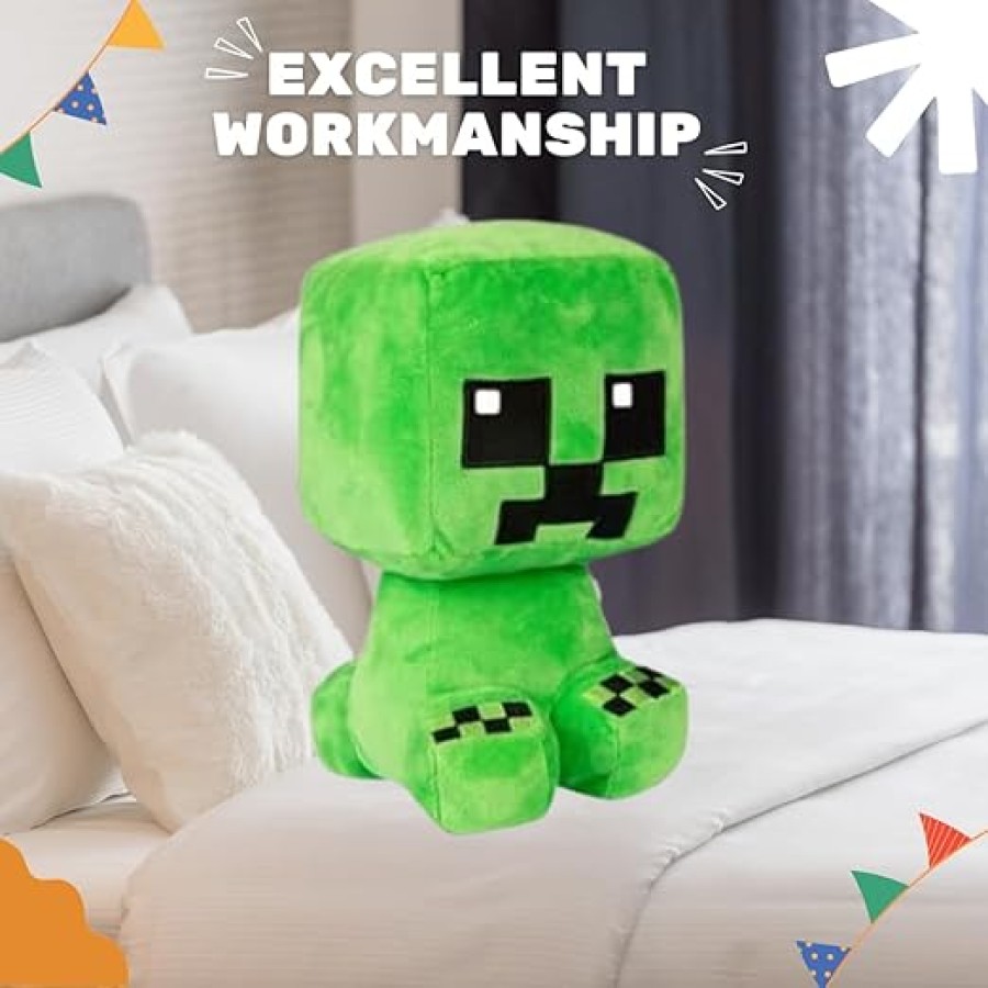 Minecraft Crafter Creeper Plush Stuffed Toy - Green Minecraft Crafter Creeper Plush Stuffed Toy - Green