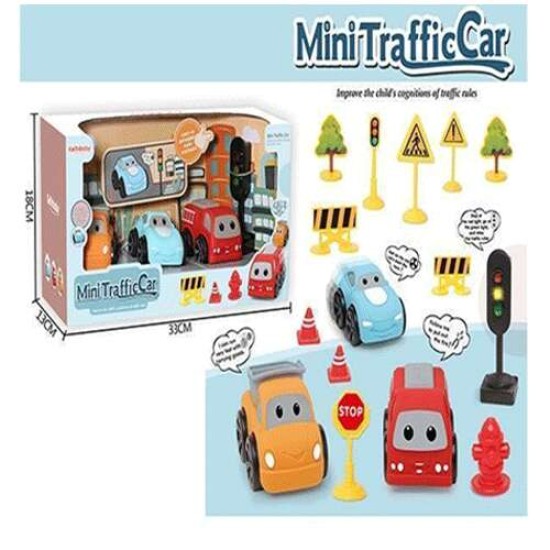 Mini Traffic Car Toy Set