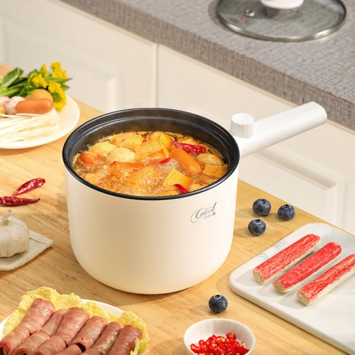 Multifunctional ​non-stick electric Skillet Cooking Hot pot Pot With Spoon