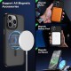 JMGOKIT For iPhone 16 Pro / 16 ProMax MagSafe Magnetic Clear Phone Case (Grey) JMGOKIT For iPhone 16 Pro / 16 ProMax MagSafe Magnetic Clear Phone Case (Grey)