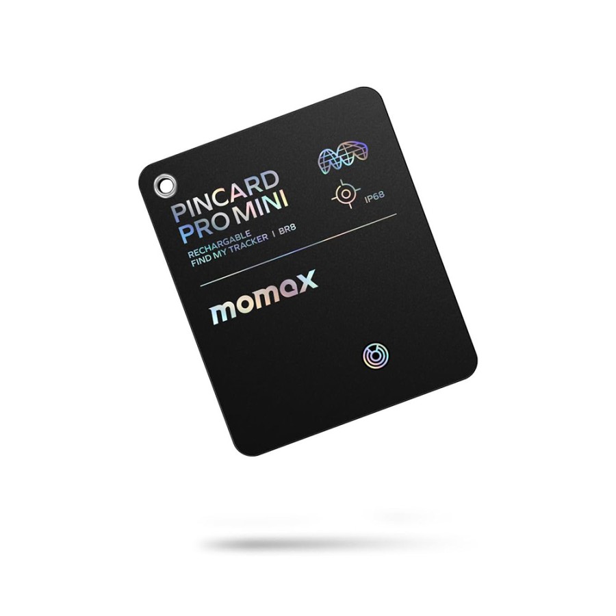 MOMAX PinCard Mini Rechargeable Find My Tracker BR8D