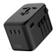 Momax World 100W GaN 4 ports + AC Travel Adapter-UA10D Momax World 100W GaN 4 ports + AC Travel Adapter-UA10D