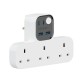 Momax 1-Charger Work Flow T-shaped Extention 3 Socket with USB (US19UKW) Momax 1-Charger Work Flow T-shaped Extention 3 Socket with USB (US19UKW)