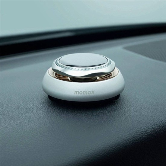 Momax ECO360 Solar Car Aroma Diffuser (CR2) - Silver