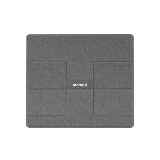Momax Fold Stand Adhesive Laptop Stand Dark Grey