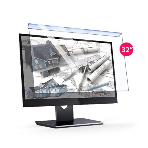 Monitor Screen Protector Acrylic Shield 32inch