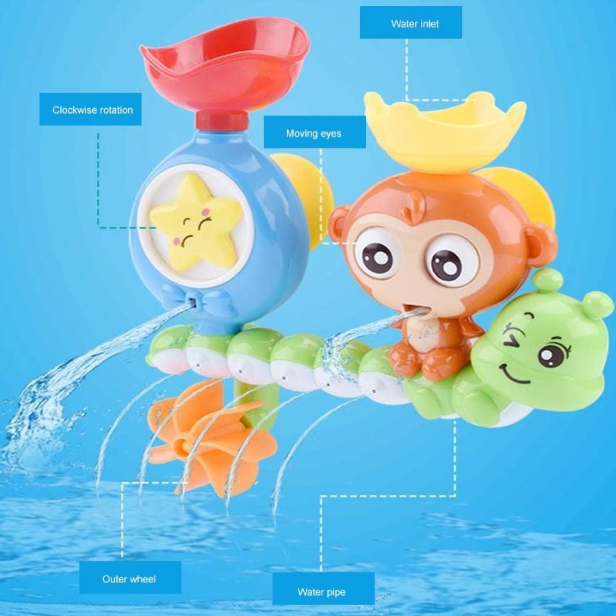 Monkey Waterfall Happy Bath Set Toy