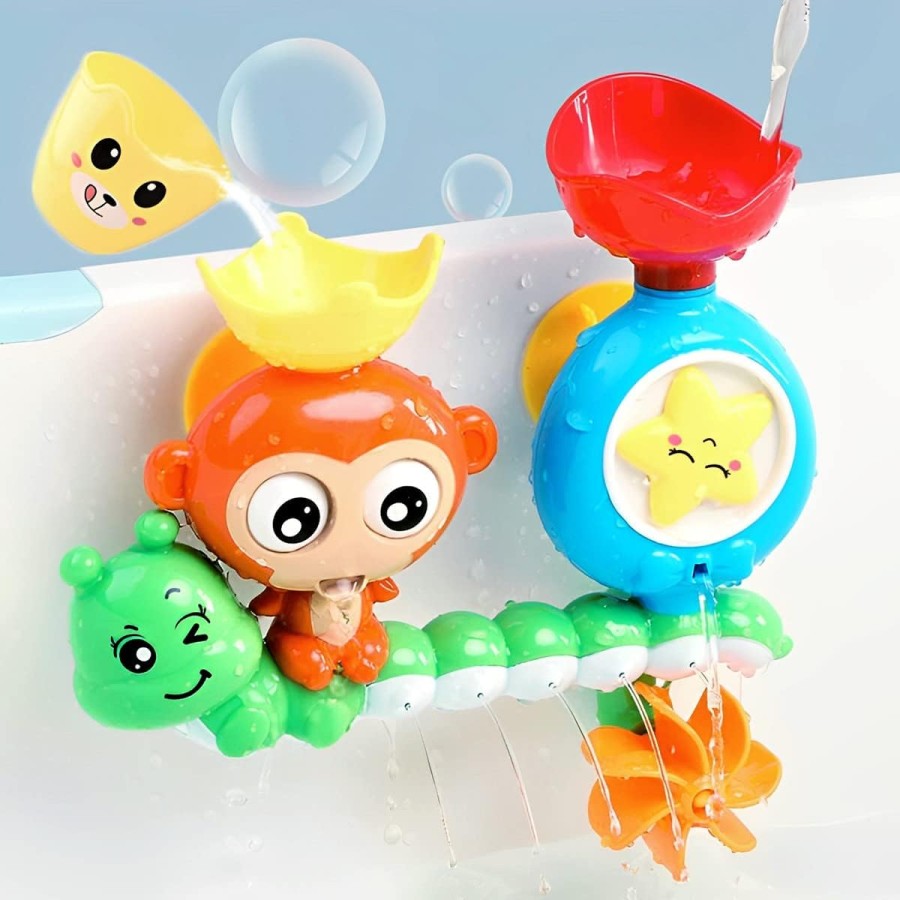 Monkey Waterfall Happy Bath Set Toy