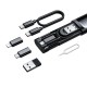 Moxom 4 in 1 Charging Adapter Cable Set (LX-CB804) - Black