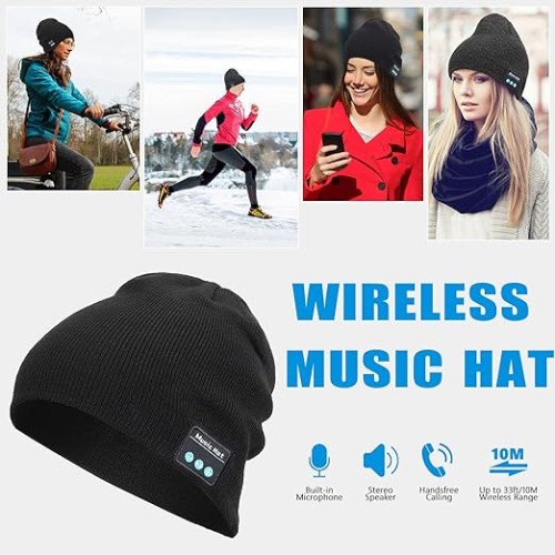 Wireless Bluetooth Music Hat Smart Headset Winter Cap With Speaker