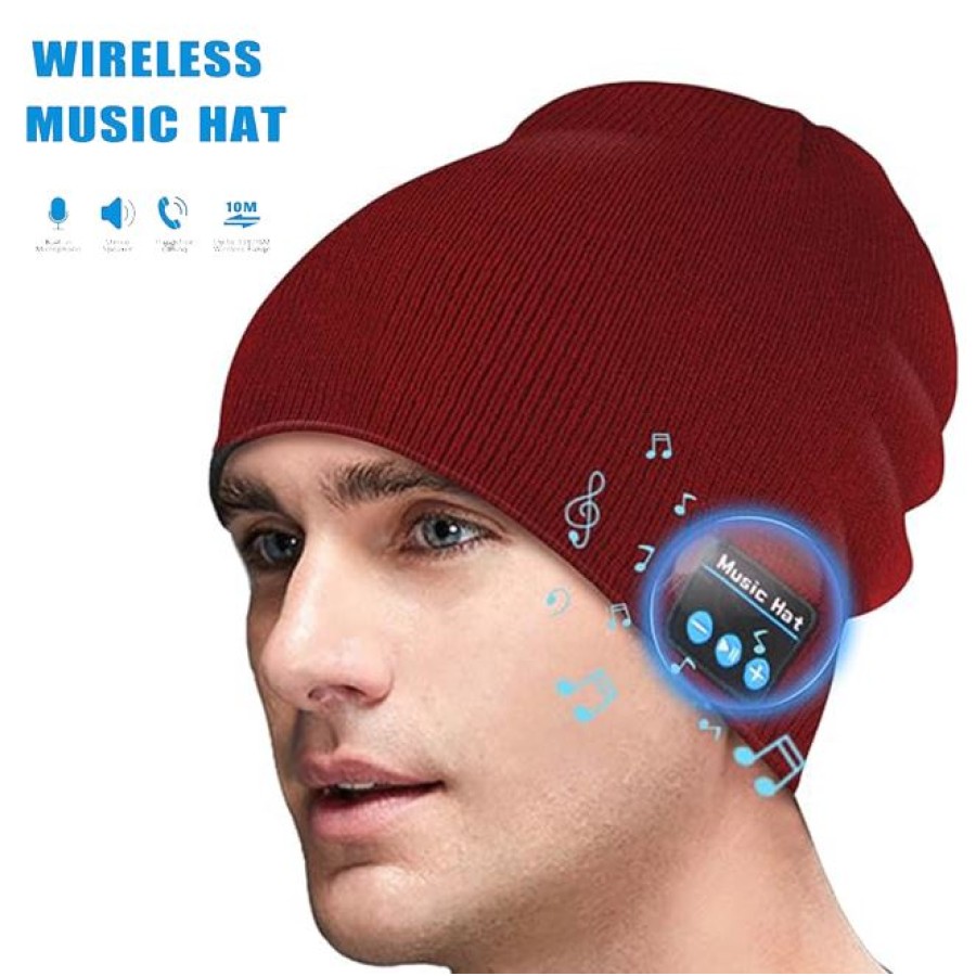 Wireless Bluetooth Music Hat Smart Headset Winter Cap With Speaker