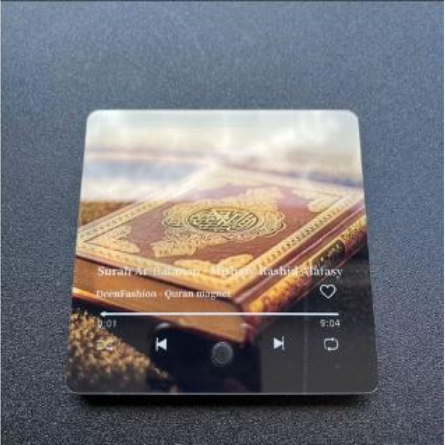 Quran Speaker Fridge Magnet Blank Sublimation Audio - Surah Ar Rahman