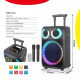 BT Wireless 15inch Party Speaker 1800W With Colorful Lights - NDR-C15