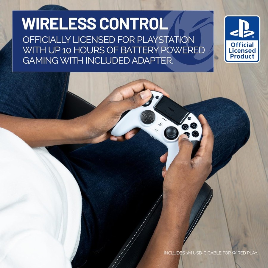 Nacon Revolution 5 Pro Wireless Controller – White