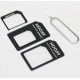 Nano and Micro Sim Adapter with Sim Tray Pin Nano and Micro Sim Adapter with Sim Tray Pin