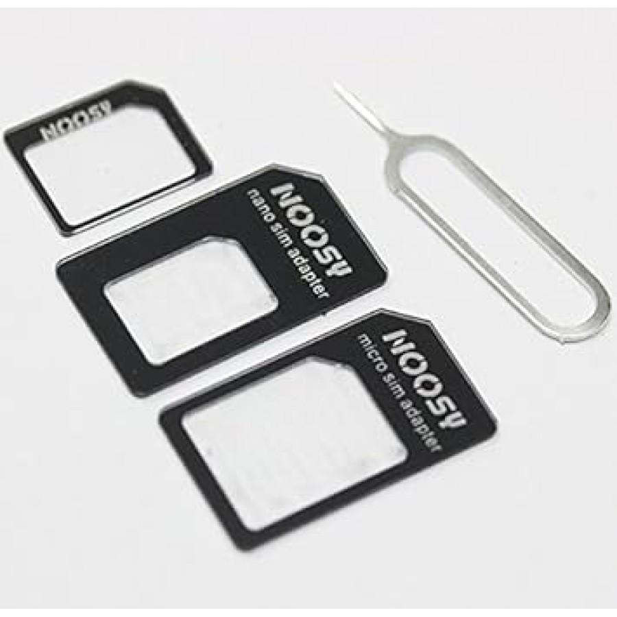 Nano and Micro Sim Adapter with Sim Tray Pin