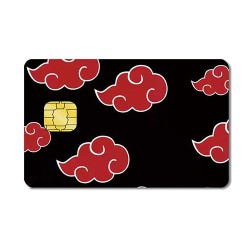Credit Card Smart Sticker - Naruto Akatuski Pattern Credit Card Smart Sticker - Naruto Akatuski Pattern