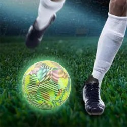Reflective Glow in the Dark Football - Green Reflective Glow in the Dark Football - Green