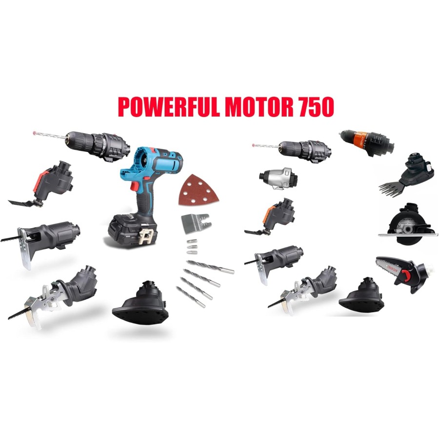 Newone 5 in 1 Drill Combo Kit 20V Battery