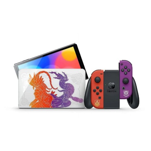 Nintendo Switch OLED Model: Pokemon Scarlet & Violet Edition (Without Game)