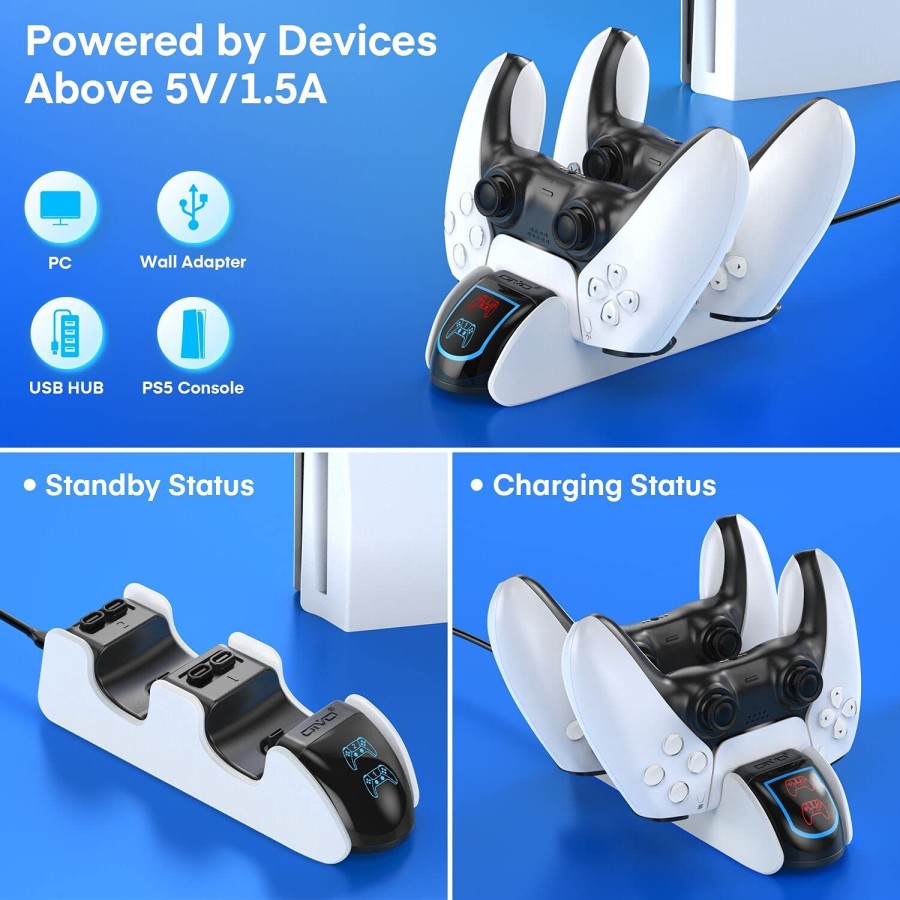 OIVO PS5 Controller Charger Dock