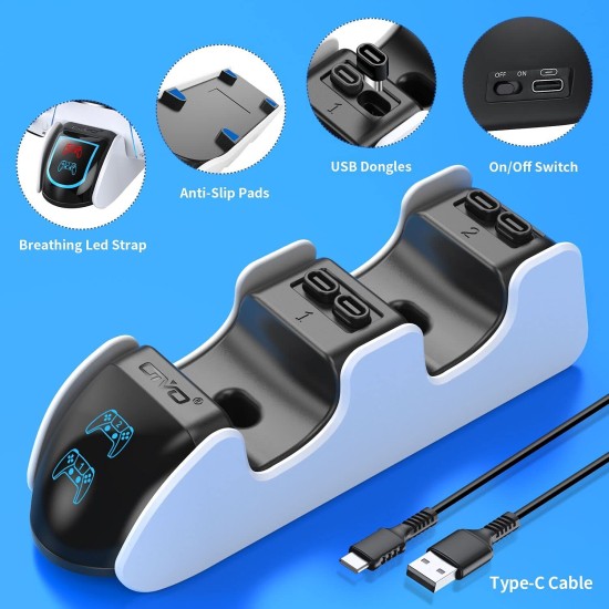 OIVO PS5 Controller Charger Dock