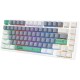 ONIKUMA G52 Wired 82 Key Hot-Swappable Gaming Keyboard - White ONIKUMA G52 Wired 82 Key Hot-Swappable Gaming Keyboard - White