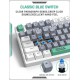 ONIKUMA G52 Wired 82 Key Hot-Swappable Gaming Keyboard - White ONIKUMA G52 Wired 82 Key Hot-Swappable Gaming Keyboard - White