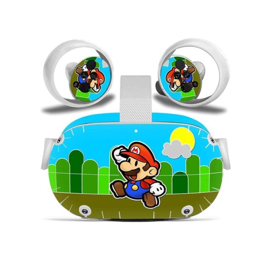 Oculus Quest 2 VR Glasses Skin Sticker - Super Mario 0434