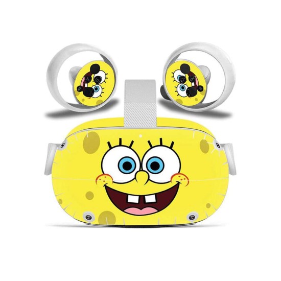 Oculus Quest 2 VR Glasses Skin Sticker - Spongebob 0435