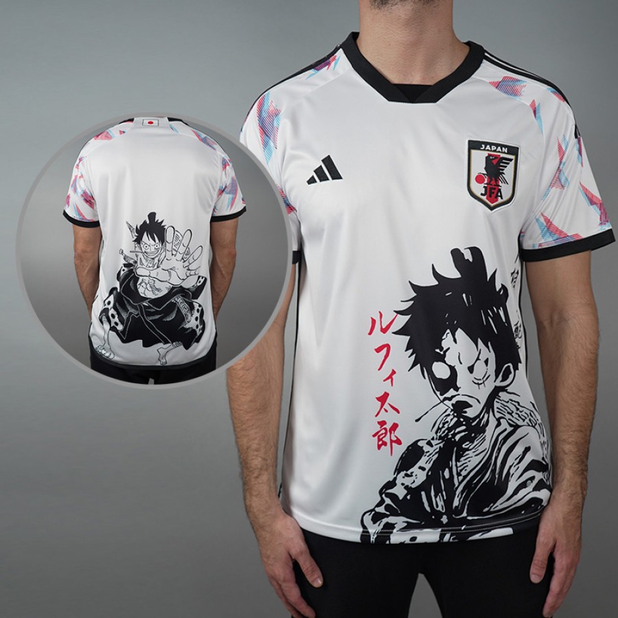 Japan special anime edition One piece all white jersey - Loffi Japan special anime edition One piece all white jersey - Loffi