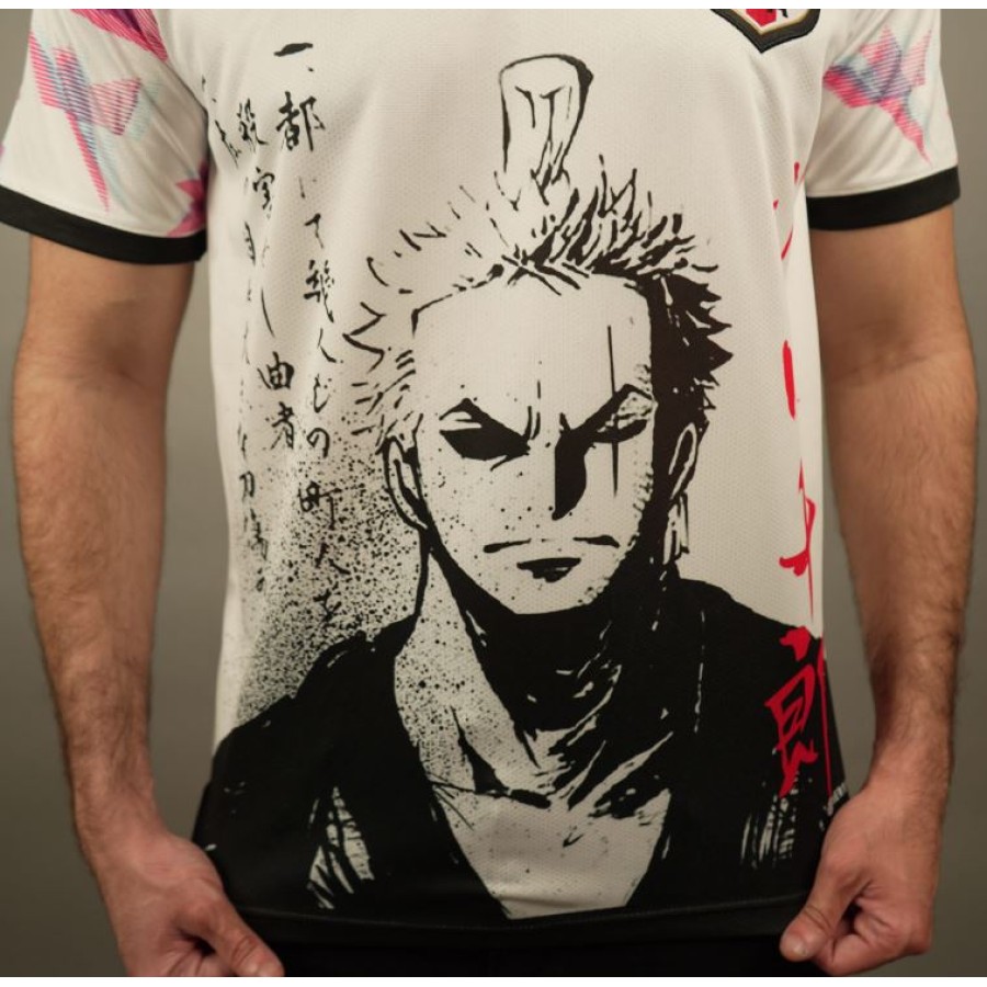 Japan special anime edition One piece all white jersey - Zoro