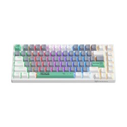 ONIKUMA G52 Wired 82 Key Hot-Swappable Gaming Keyboard - White ONIKUMA G52 Wired 82 Key Hot-Swappable Gaming Keyboard - White
