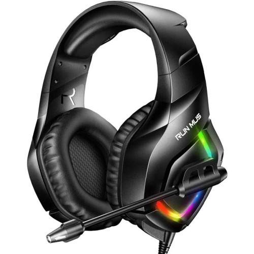 RUNMUS K1 USB Gaming Headset BLACK