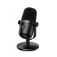 Onikuma M830 Colorful RGB USB Condenser Microphone - Black