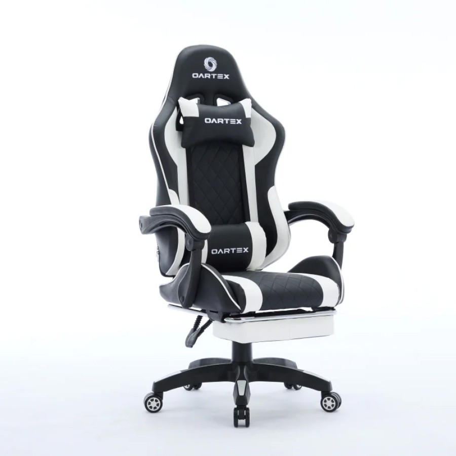 Oartex Model LD034 Gaming Chair - Black & White