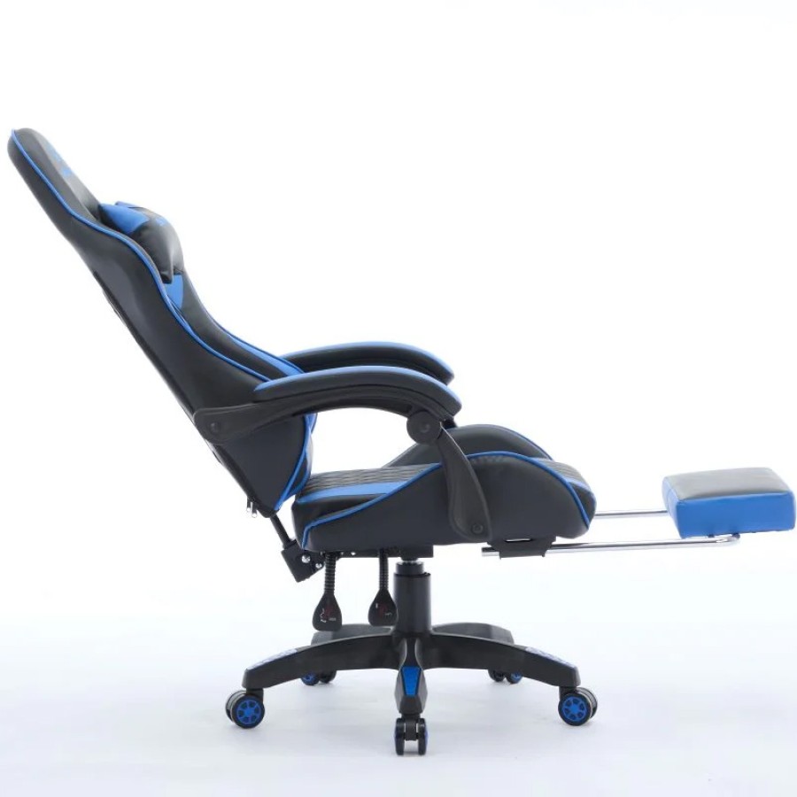 Oartex Model LD034 Gaming Chair - Black & Blue