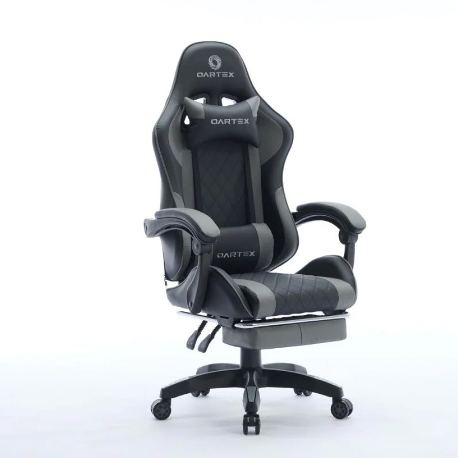 Oartex Model LD034 Gaming Chair - Black & Grey