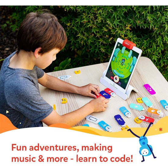 Osmo Coding Starter Kit for iPad, 3 Practical Educational Games for Children Aged 5-10