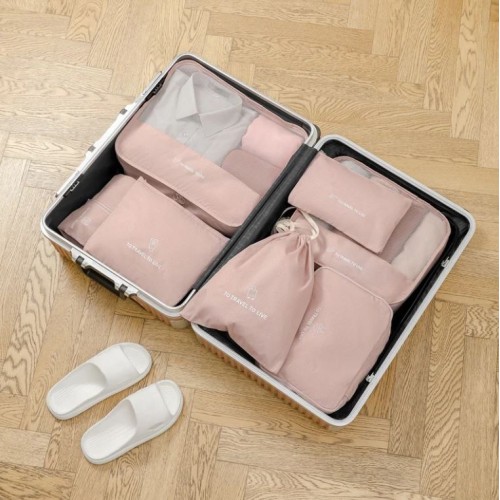 7 PCS SET TRAVEL COMPACT PACKING ORGANIZERS