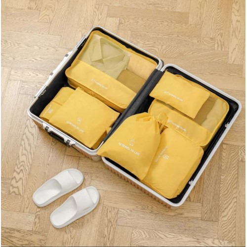 7 PCS SET TRAVEL COMPACT PACKING ORGANIZERS