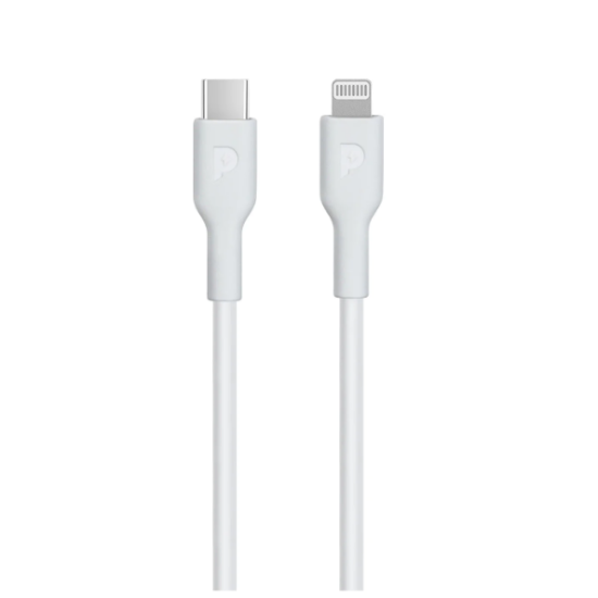 Powerology Type C To Lightning 1.2m Cable PD 20W - White
