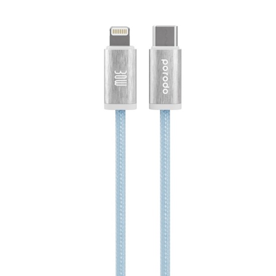 Porodo Woven 30W Lightning to Type-C Cable 1.2M