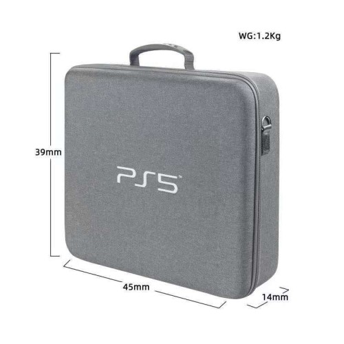 PLAYSTATION 5 PORTABLE TRAVEL BAG - GREY