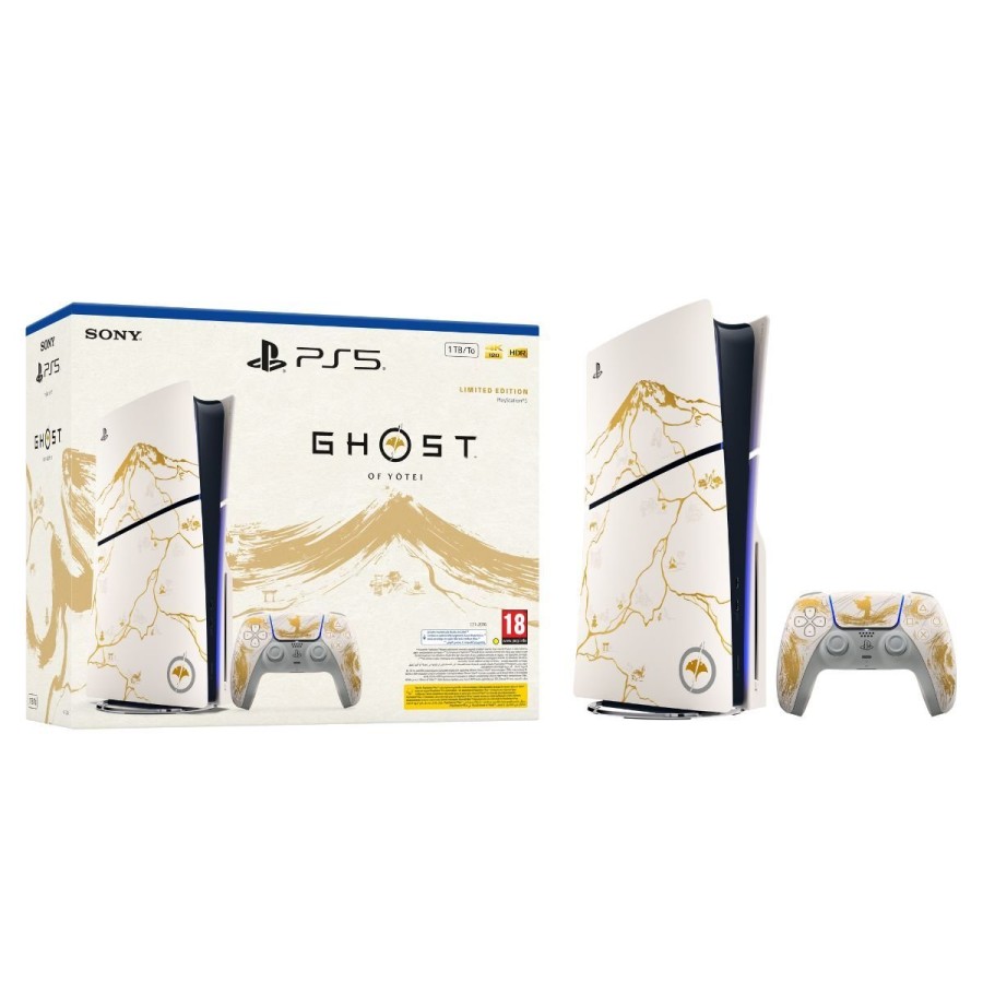 PlayStation 5 Slim Console Disk Ghost Of Yotei Limited Edition Bundle