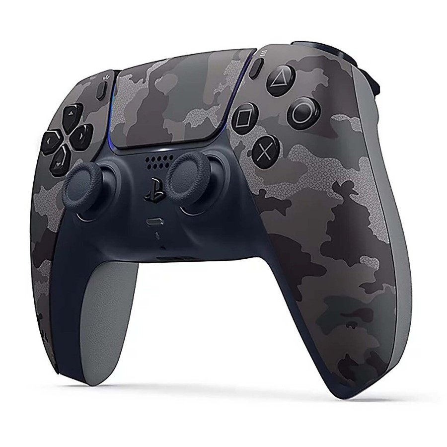 PS5 DualSense Wireless Controller - Gray Camouflage