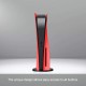 PS5 console Anti-Scratch Dustproof Protective Face Plate - Red