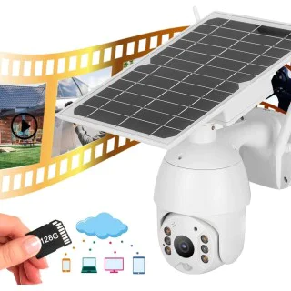 hd intelligent solar energy alert ptz camera