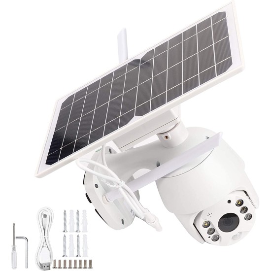 HD Intelligent Solar Energy Alert PTZ Waterproof Camera